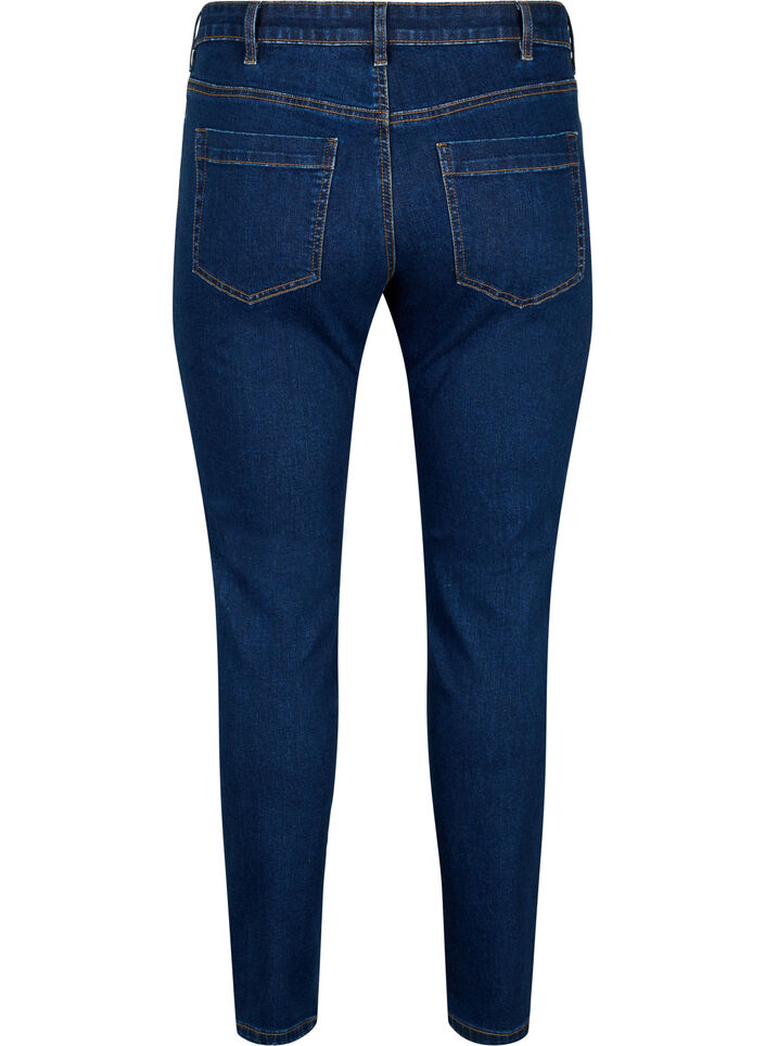 Slim fit Emily jeans med regul&aelig;r talje, Bl&aring;, Packshot image number 1