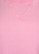 Boxy t-shirt i økologisk bomuld, Lyserød, Packshot image number 2