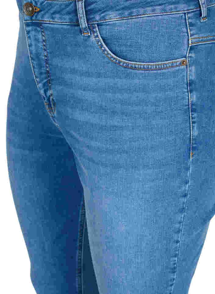 Bea jeans med ekstra høj talje, Blue denim, Packshot image number 2