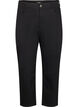 Cropped Vera jeans med straight fit, Black, Packshot image number 0