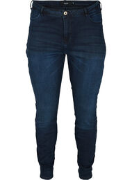Super slim Amy jeans med høj talje , Dark blue denim