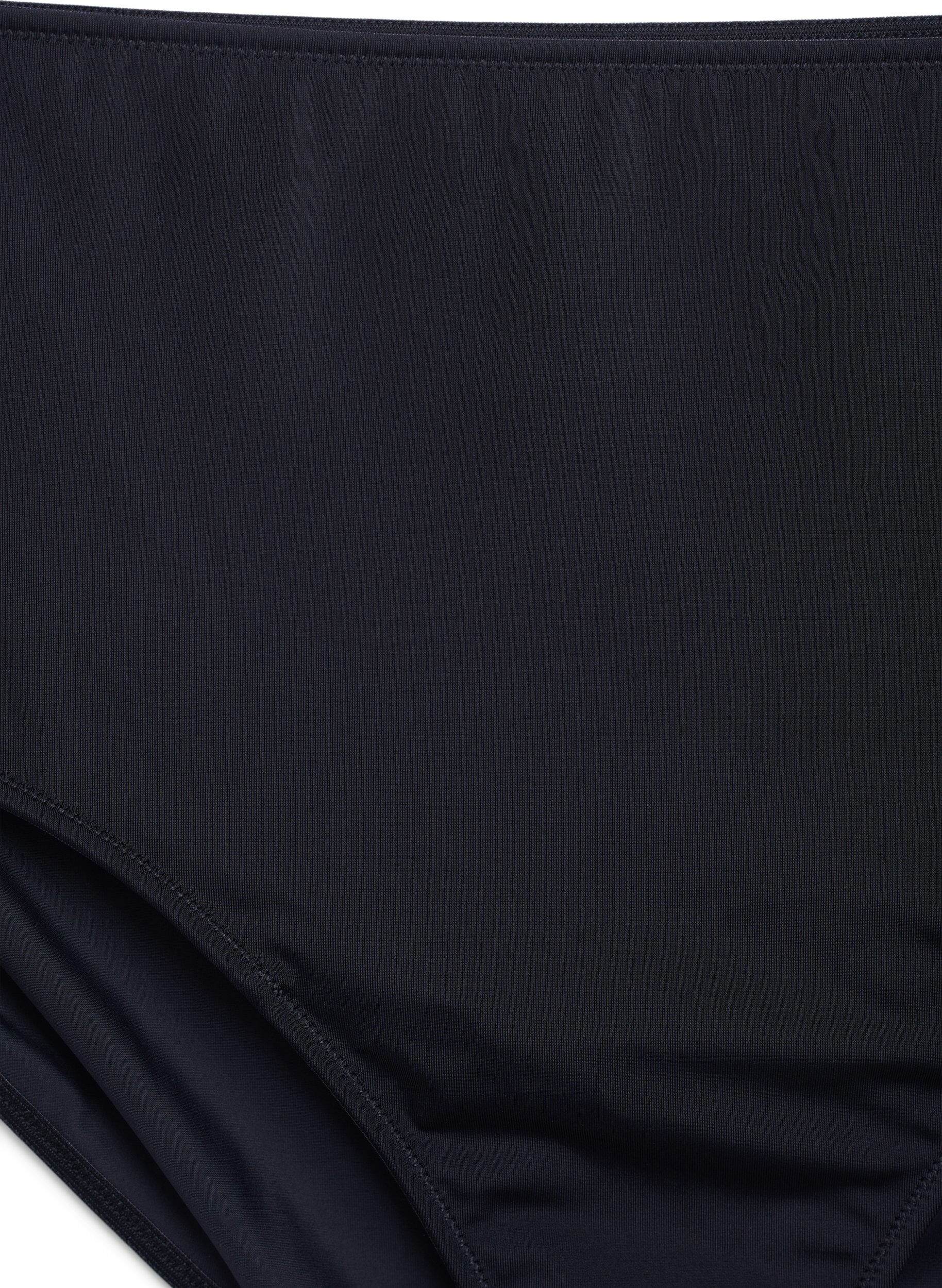 ZizziMicrofiber trusse med indvendig lomme, Sort, Packshot image number 2