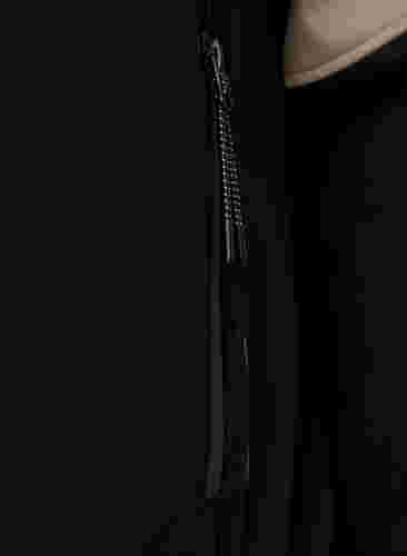 Softshell jakke med color-block, Black Comb, Packshot image number 3