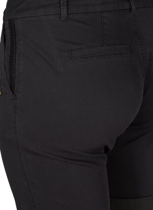 Tætsiddende shorts med lommer, Black, Packshot image number 3