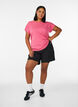 L&oslash;s tr&aelig;nings t-shirt med korte &aelig;rmer, Lyser&oslash;d, Model image number 1