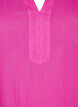 Tunika i bomuld med V-udskæring, Lyserød, Packshot image number 2