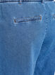 Loose fit jeans med elastisk talje og bindeb&aring;nd, Bl&aring;, Packshot image number 3