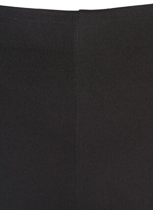 Klassiske ensfarvede leggings, Black, Packshot image number 2