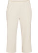 L&oslash;se bukser med 7/8 l&aelig;ngde, Beige, Packshot image number 0