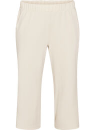 L&oslash;se bukser med 7/8 l&aelig;ngde, Beige