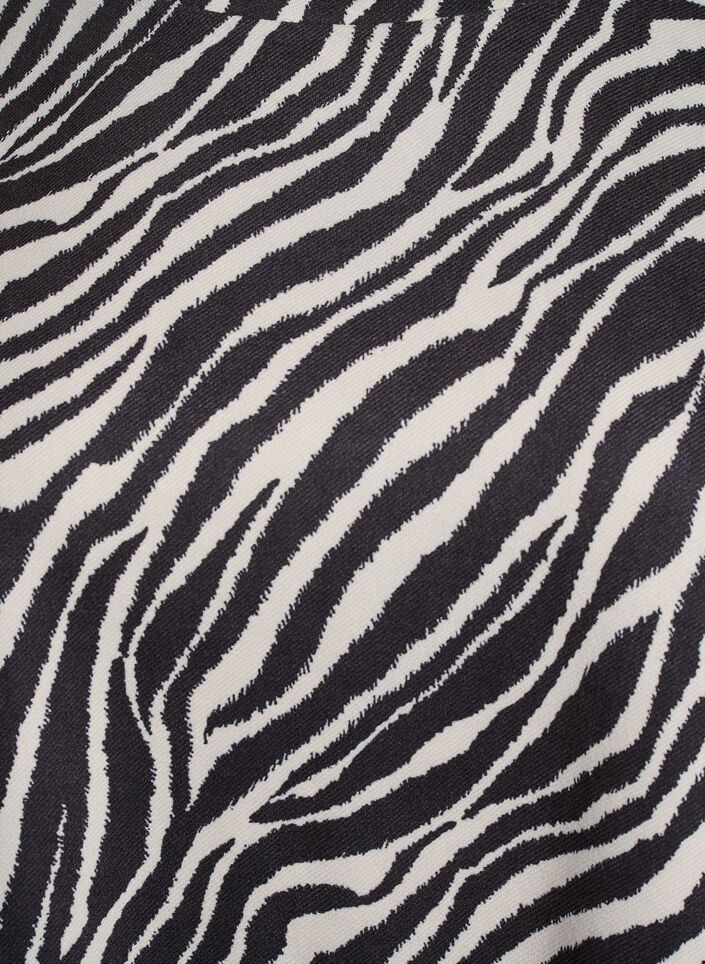 FLASH - Kort kjole med A-snit og 7/8 ærmer, Sort, Packshot image number 2