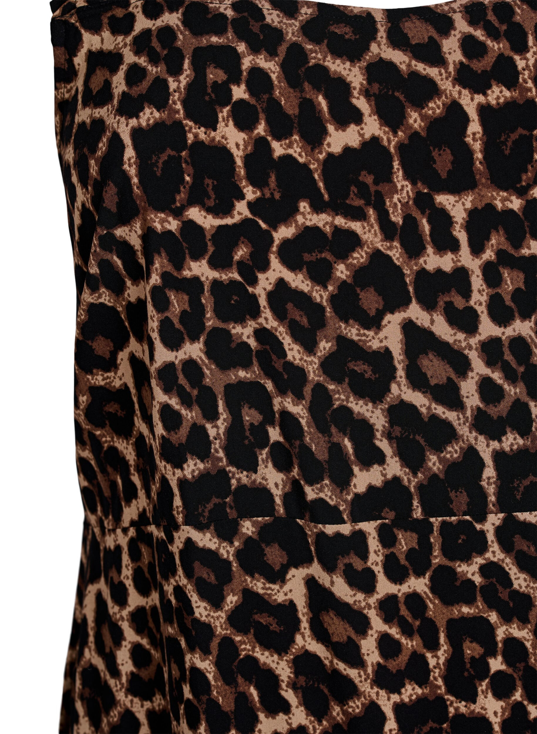 Zizzi Sommerkjole med brede stropper, Brun, Packshot image number 2