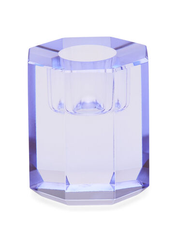 Krystal lysestage, Blue, Packshot image number 0