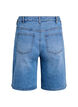 FLASH - L&oslash;se denimshorts med h&oslash;j talje, Bl&aring;, Packshot image number 1