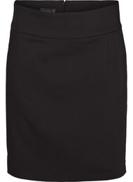 Klassisk nederdel i bomuldsmix, Black