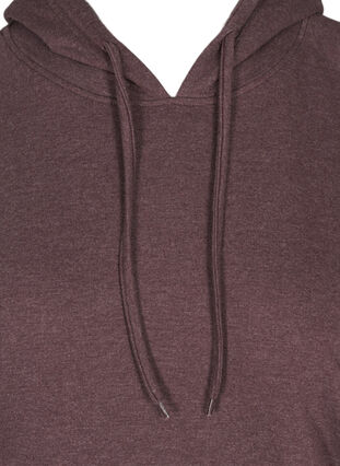 Sweatshirt med justerbar bund, Fudge Mel. , Packshot image number 2