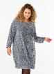 Pailletkjole med sløjfedetalje, Silver, Model image number 0