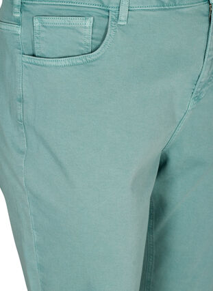 Mom fit Mille jeans i bomuld, Chinois Green, Packshot image number 2