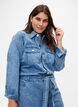Langærmet denim jumpsuit, Light Blue Denim, Model image number 2