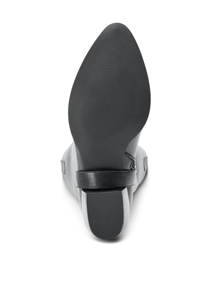 Lang st&oslash;vle med aftageligt skaft, Sort, Packshot image number 5