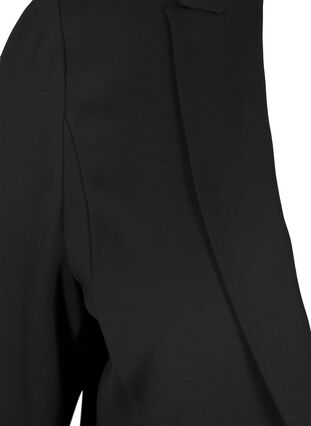Lang blazer, Black, Packshot image number 2