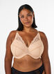 Vatteret blonde bh med b&oslash;jle, Beige, Model image number 0