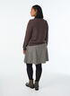Kort nederdel med A-shape, Brun, Model image number 2