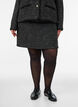 Kort nederdel i boucl&eacute;, Sort, Model image number 3