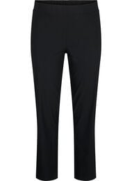 Stretchy bukser i viskose, Sort