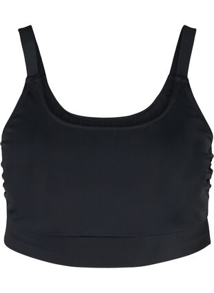 Bikini top med rund hals, Black, Packshot image number 0