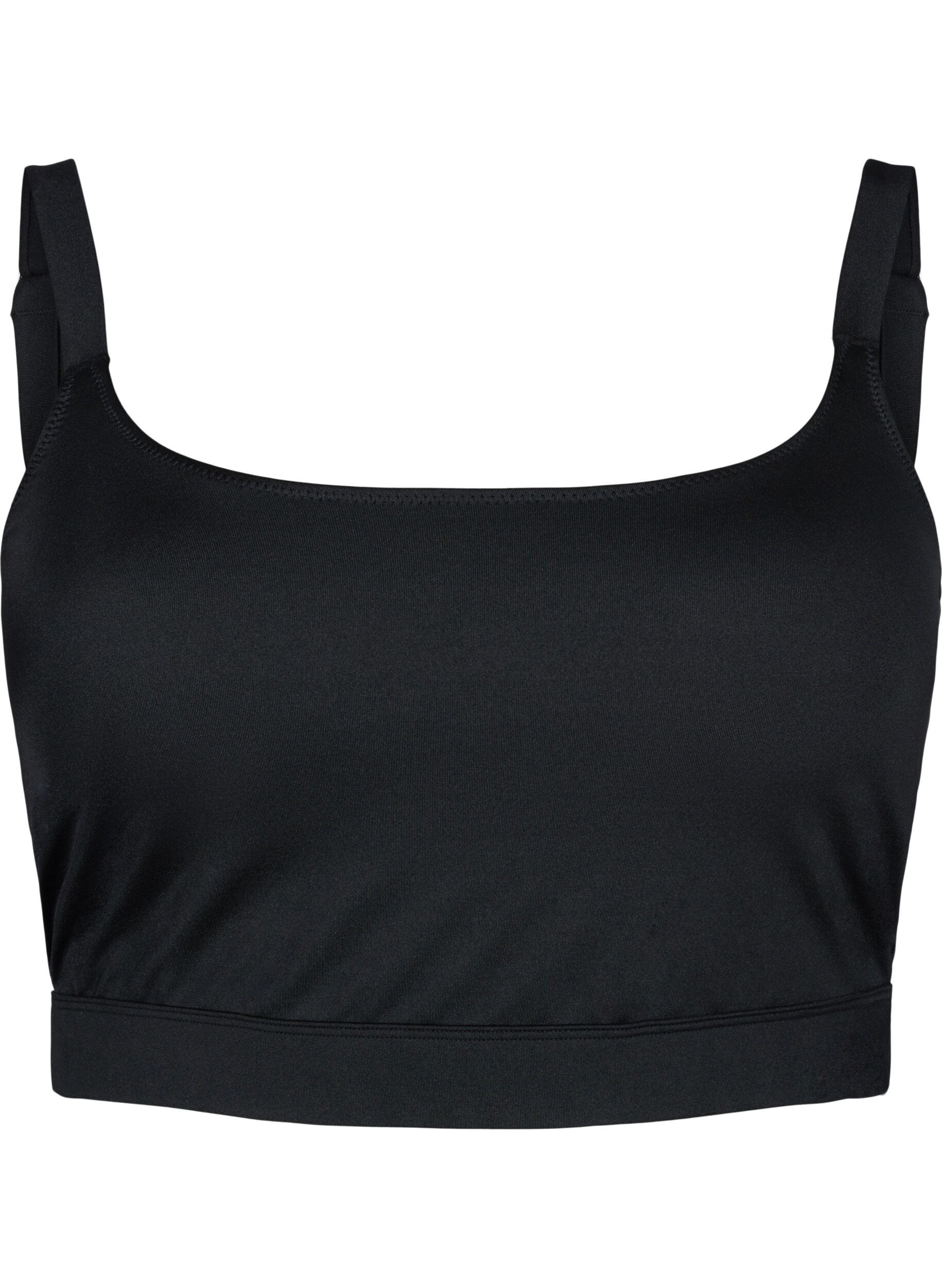 Zizzi Bikini top med regulerbare stropper, Black, Packshot image number 0