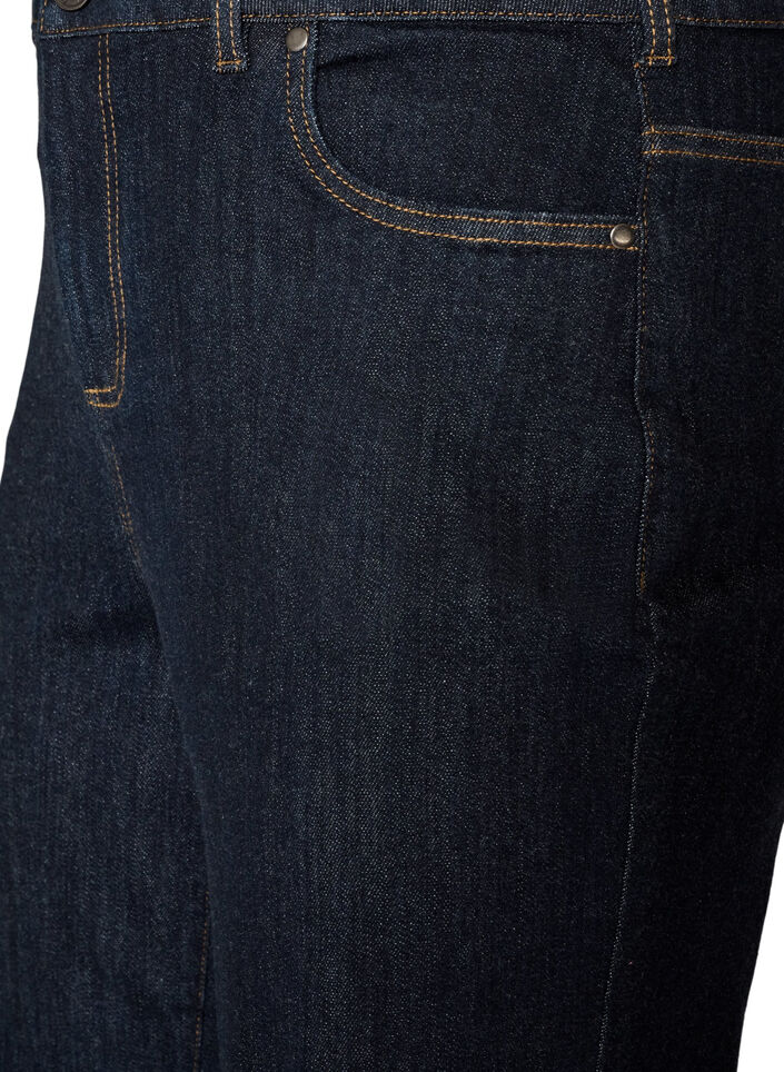 Straight fit Kiana jeans med h&oslash;j talje, Bl&aring;, Packshot image number 2