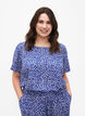 FLASH - Kortærmet bluse med print, Surf the web Dot, Model image number 0