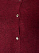 Strik cardigan med korte &aelig;rmer, R&oslash;d, Packshot image number 2