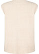 Strikvest med ribkanter, Beige, Packshot image number 1