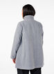 Kort frakke med a-form, Light Grey Melange, Model image number 1
