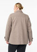 Kort frakke med dobbeltradet knaplukning, Beige, Model image number 2