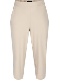 Ensfarvede culotte bukser med lommer, Off White
