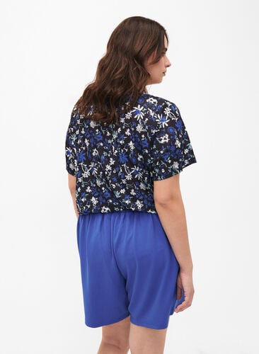 FLASH - Løse shorts med lommer, Dazzling Blue, Model image number 1