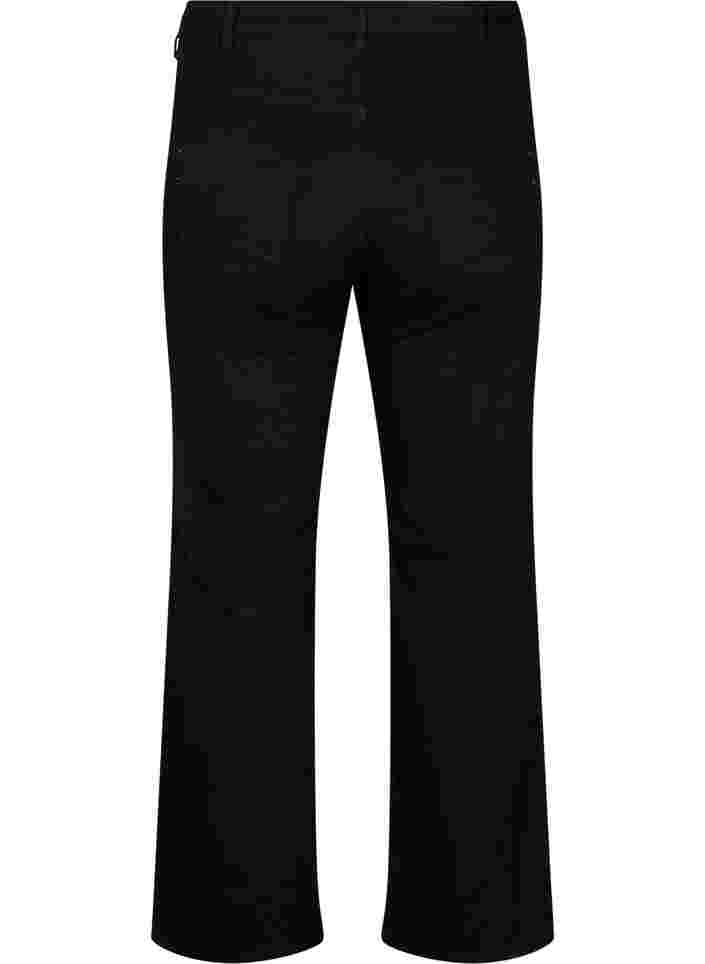 Regular fit Gemma jeans med høj talje, Black, Packshot image number 1