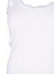 Top med blondekant , Hvid, Packshot image number 2