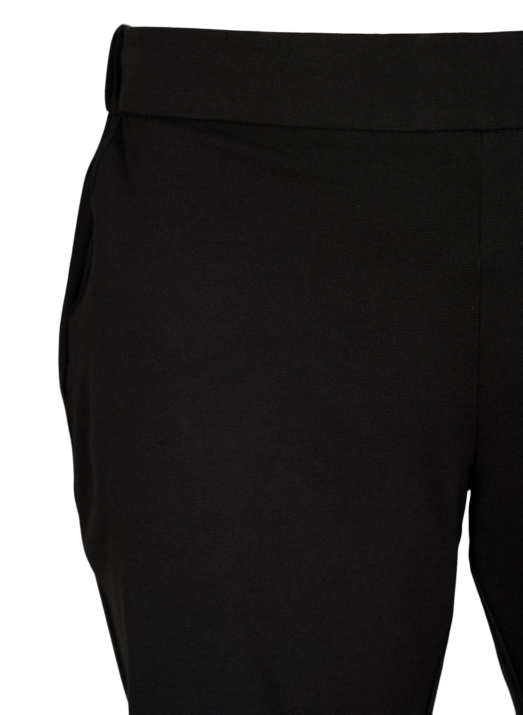 Zizzi Maddison shorts med regular fit, Black, Packshot image number 2