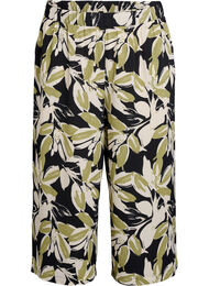 Culottebukser med print, Sort