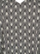 V-hals kjole med print, Birch Graphic AOP, Packshot image number 2