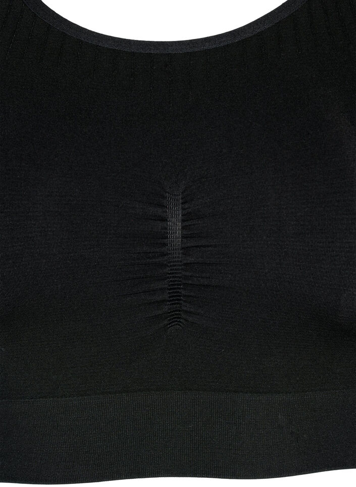 Seamless bh top , Black, Packshot image number 2