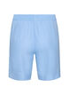 Shorts med lommer og h&oslash;j talje, Bl&aring;, Packshot image number 1