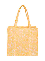Shoppingbag med lynl&aring;s, Orange