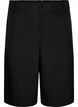 L&oslash;se bermudashorts med h&oslash;j talje, Sort, Packshot image number 0