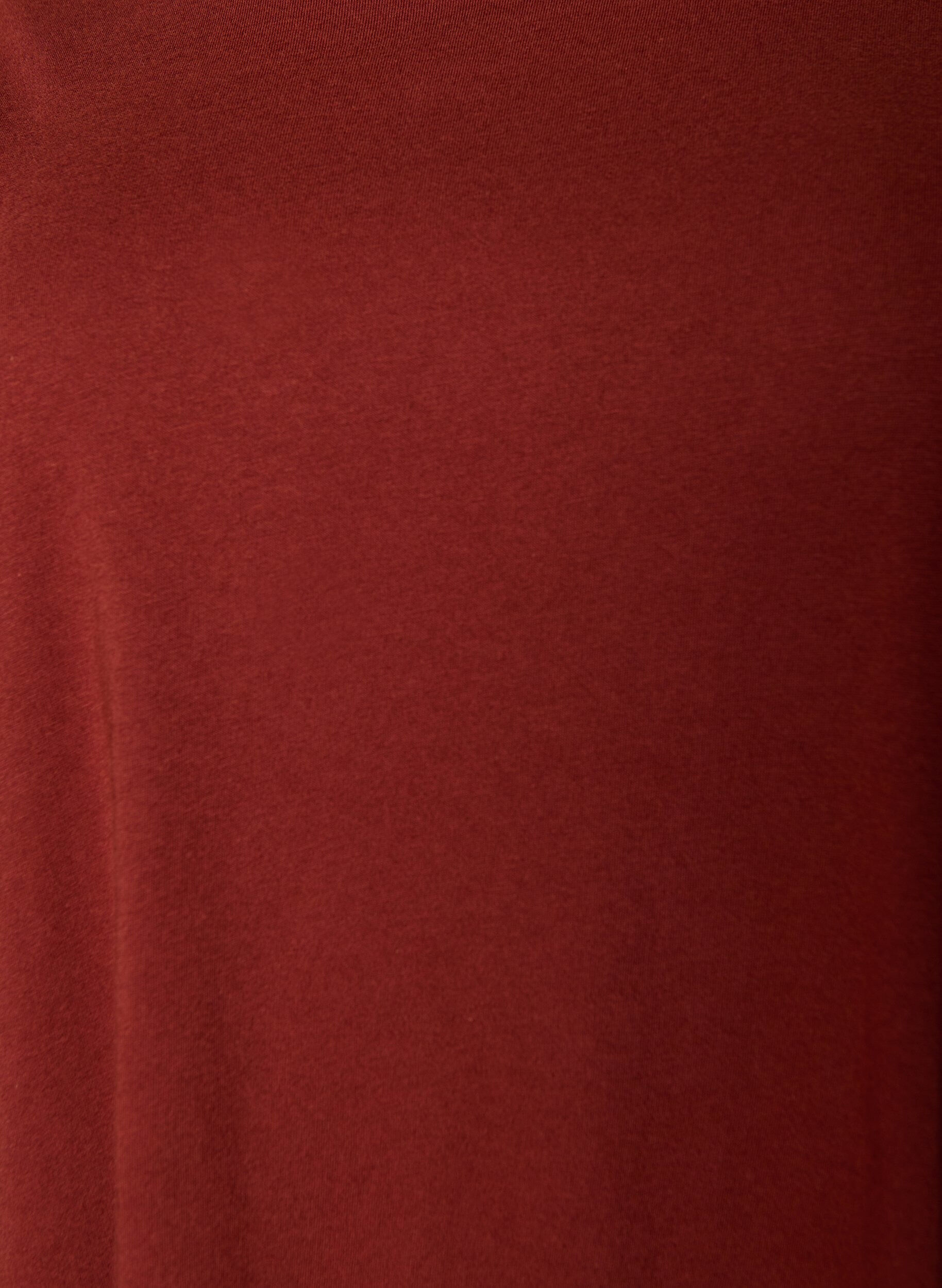 Zizzi 2-pak t-shirt kjole med korte &aelig;rmer, Orange, Packshot image number 2