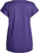 Lang tr&aelig;nings t-shirt, Lilla, Packshot image number 1